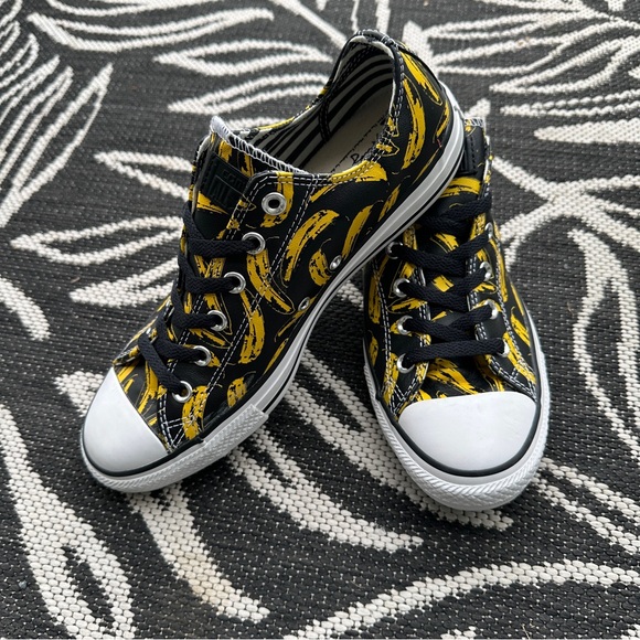 NWT Limited Edition Converse Andy Warhol Leather Pop Art Banana Sneakers(W10/M8) - Picture 8 of 8